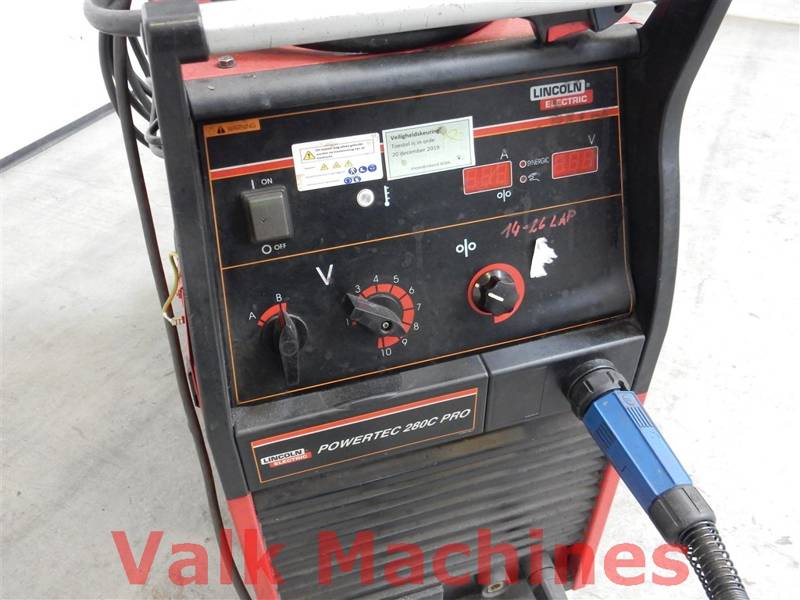 For sale Used Mig Welder Lincoln Powertec 280A Pro Valk Machines